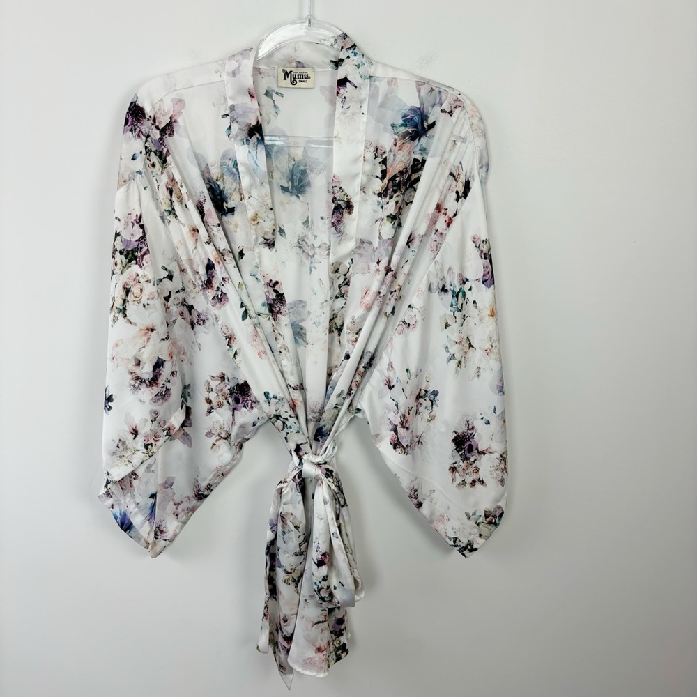 Show Me Your Mumu Texas Floral Kimono Robe Size S/M